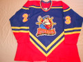 Peoria Rivermen 1995-96 Blue Greg Paslawski IHL Great Wear Team LOA!!