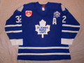 *St. John Maple Leafs 2000-01 Blue Shawn Thornton w/"A" and 10th Anniversary Patch!!