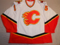 Calgary Flames 2006-07 White Byron Ritchie Nice Jersey Photomatched!!