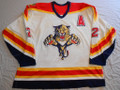 Florida Panthers 1993-95 White Joe Cirella w/ "A" Nice Wear Repairs!!