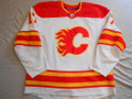 Calgary Flames 2021-22 White Milan Lucic Nice Wear Photomatched!!