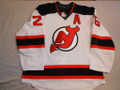 New Jersey Devils 2011-12 White Patrik Elias ECF w/"A" Repairs Photomatched!!