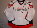 Washington Capitals 2013-14 White Brooks Laich w/"A" Nice Wear Photomatched!!