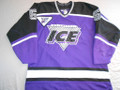 Indianapolis Ice 1995-96 Plum Eric Manlow Great Wear Repairs!!