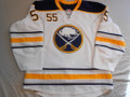 Buffalo Sabres 2012-13 White Jochen Hecht Nice Wear Photomatched!!
