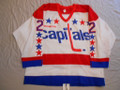 Washington Capitals 1984-85 White Mike McEwen Mesh Great Style!!