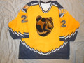 Boston Bruins 1995-96 Pooh Bear Rick Tocchet Nice Wear Custom Sleeves!! (SOLD)