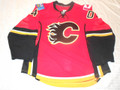Calgary Flames 2008-09 Red Jordan Leopold Photomatched!!