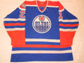 Edmonton Oilers 1981-82 Blue Randy Gregg Repairs! (SOLD)