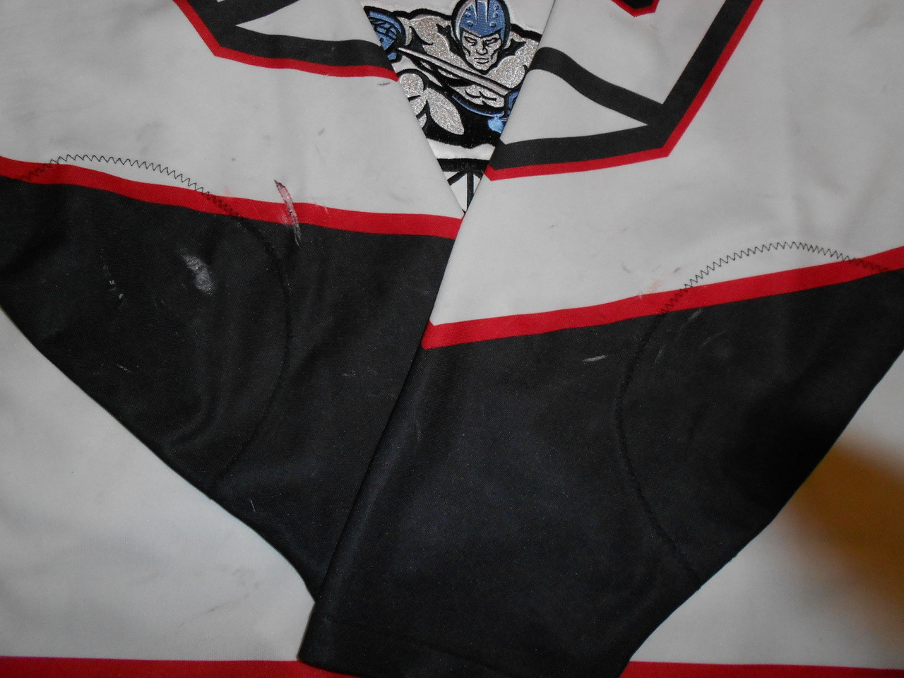 Trenton Titans 2011-12 White Matt Germain Nice Wear!! 