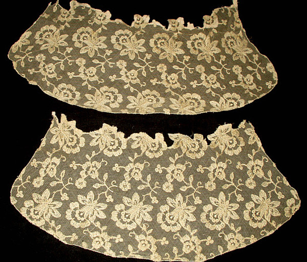Antique Vintage Edwardian Machine Net Lace Cuff Dress Embellishment Antique Vintage Edwardian Machine Net Lace Cuff Dress Embellishment