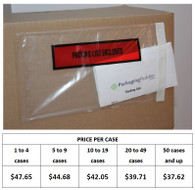 5.5" x 10" Packing List Envelopes, "Packing List Enclosed", Strip