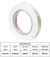 Cantech 179 General Purpose Filament Tape, 12mm (1/2") x 55m (60 yard), 4.5 mil