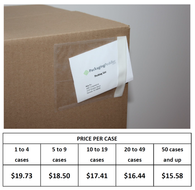 4.5" x 5.5" Packing List Envelopes, CLEAR