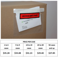 7" x 5.5" Packing List Envelopes, "Invoice Enclosed",Strip