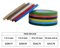 Produce & Bag Sealing Tape, 3/8" x 180 yards, BLUE (PVT12538BLU)