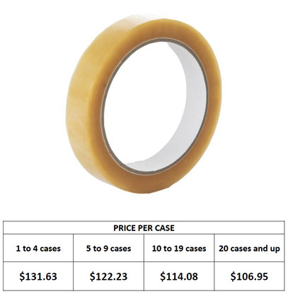 Cellophane Tape, 1" x 72 yards (CTD1052472)