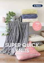 Super Quick Knits - Patons Knitting  Pattern (0035) cover