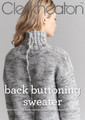 Back Buttoning Sweater - Cleckheaton Knitting Pattern (front)