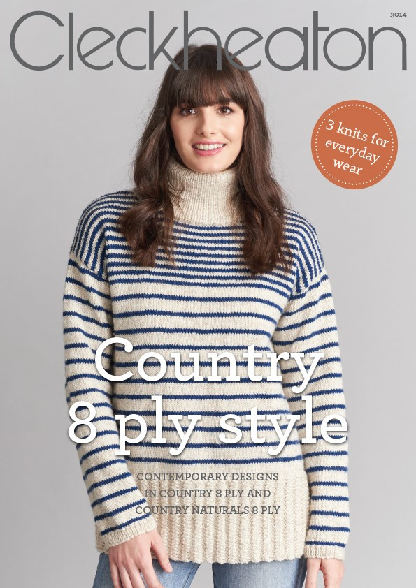 Country 8 Ply Style Cleckheaton Knitting Pattern 3014 Country 8 Ply Style Cleckheaton Knitting Pattern 3014