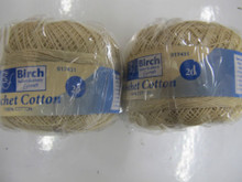 Birch Crochet Cotton Yarn - Ecru