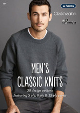 Men's Classic Knits - Patons Panda Cleckheaton Knitting Pattern (354) cover