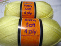 Panda Baby Soft 4 Ply Yarn -  Lemon (333)