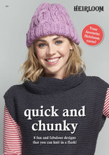 Quick and chunky - Heirloom Knitting Pattern (201)