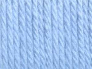 blue knitting wool