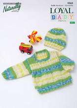 Loyal Baby Prints - Naturally Knitting Pattern (K363)
