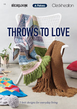 Throws to Love - Heirloom Patons Cleckheaton Knitting Pattern (110)