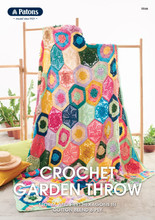 Crochet Garden Throw - Patons Crochet Pattern (0046)