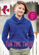 Fun Time Tweed - Panda Knitting Pattern (815)