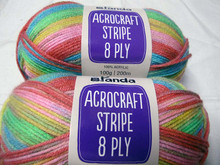 Panda Acrocraft Stripe Yarn - (1022)