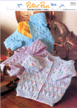 Peter Pan Knitting Pattern - Kids Jacket (P842)
