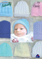 Kids Connection Knitting Pattern - Baby's First Hat - Newborn to 18 months (K560)