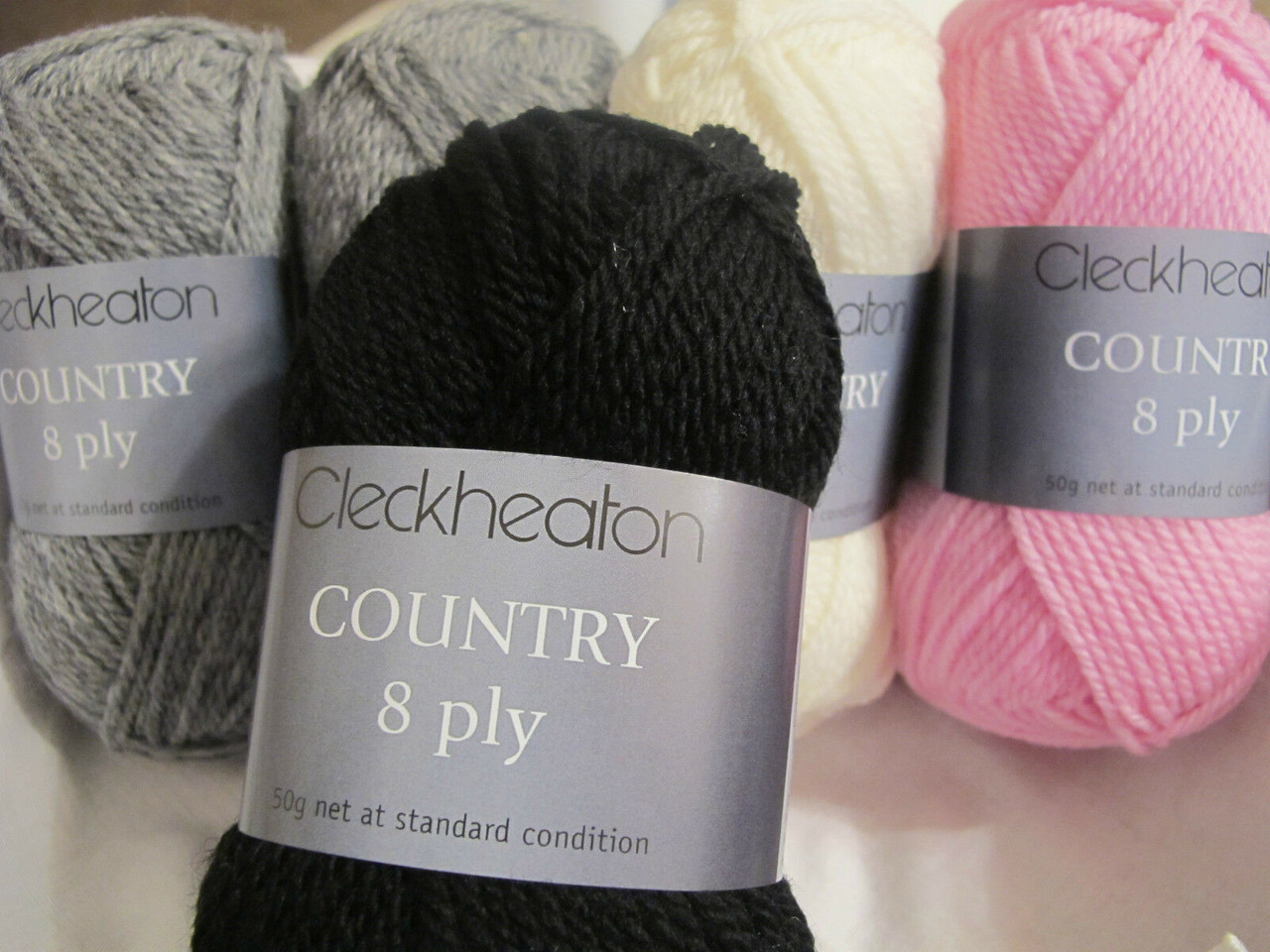 AUSSIE ANIMALS KNITTING KITS CLECKHEATON COUNTRY 8 PLY,PURE WOOL,BILBY Rose's Knitting Centre
