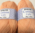 Heirloom Cotton 4 Ply Yarn - Peach Soda (6648)