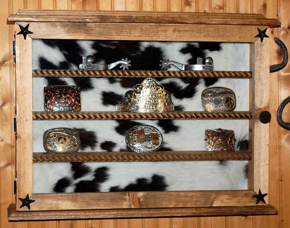 rodeo buckle display