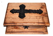 Cast Cross Jewery Box / Bible Box