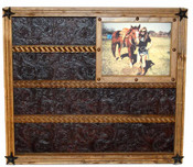 Trophy Buckle Display with Picture Frame