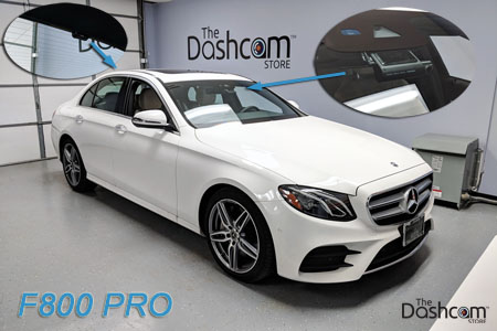 Thinkware F800 Pro installed in a 2018 Mercedes Benz