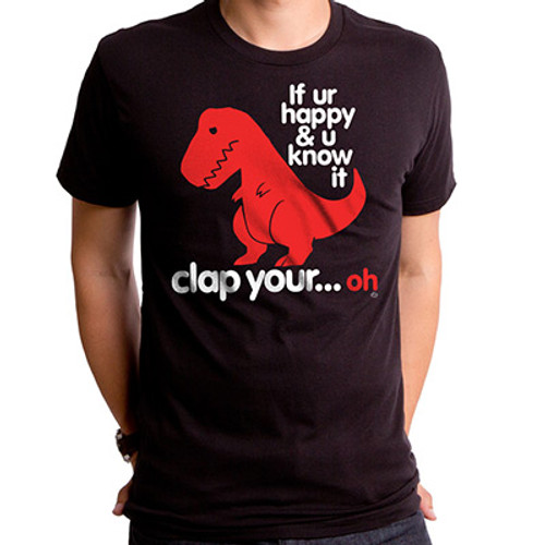 Sad T-Rex | Clap Your Oh Men's T-Shirt