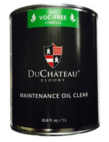 DuChateau Floor Maintenance Oil Clear 1 Liter (33.88 fl oz )
