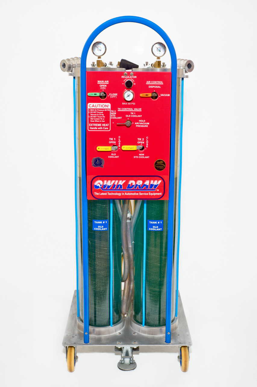 Coolant Flush Machine by QwikDraw Large Diesel Fast LNT Store