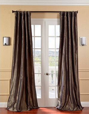 Silk Taffeta Drapery Panel