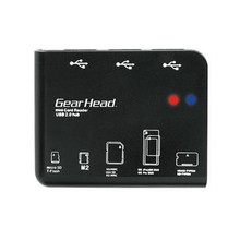 Gear Head 58-in-1 Card Reader/3-Port Hub