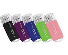 Wintec 2GB USB Flash Drive, 4-pack - Mix and Match Colors