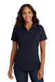 100% COTTON Associate SHORT Sleeve POLO - LADIES - Navy w/sleeve XEX logos