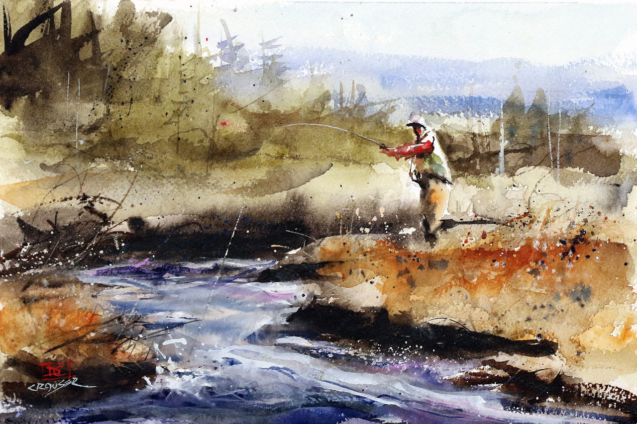 MEADOW STREAM FISHING - The Art of Dean Crouser